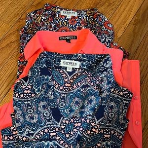 Express portofino long sleeve shirts